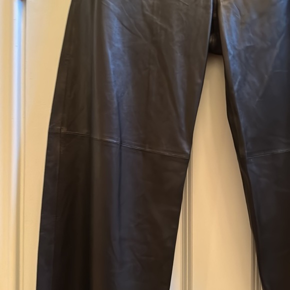 Rag & Bone Dylan Cropped Leather Pant Sz10 - Picture 7 of 9